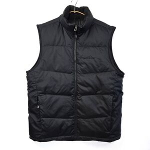 Eddie Bauer EB700 Mens Medium Goose Down Premium Quilted Thick Puffer Vest